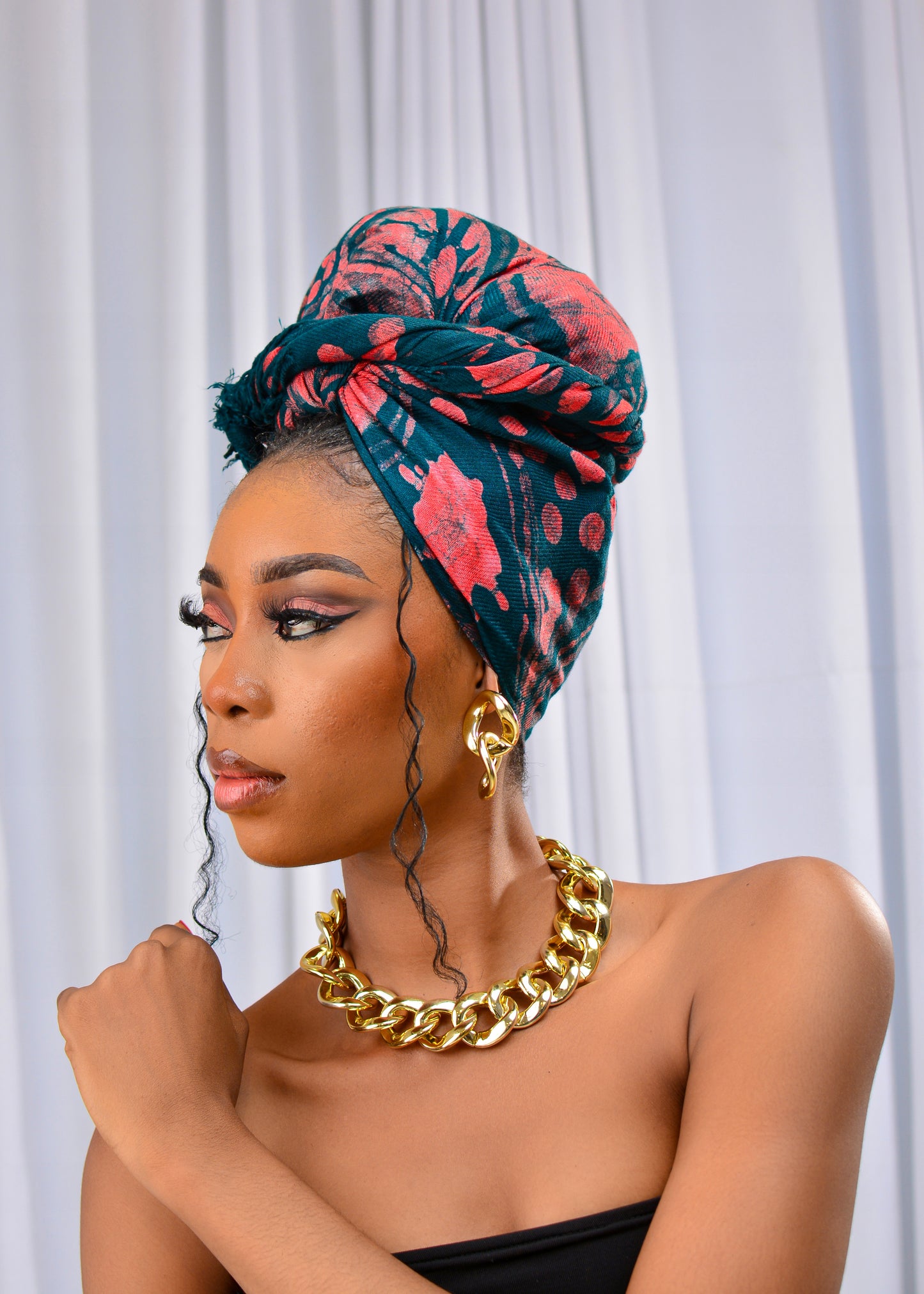 Adire scarfs